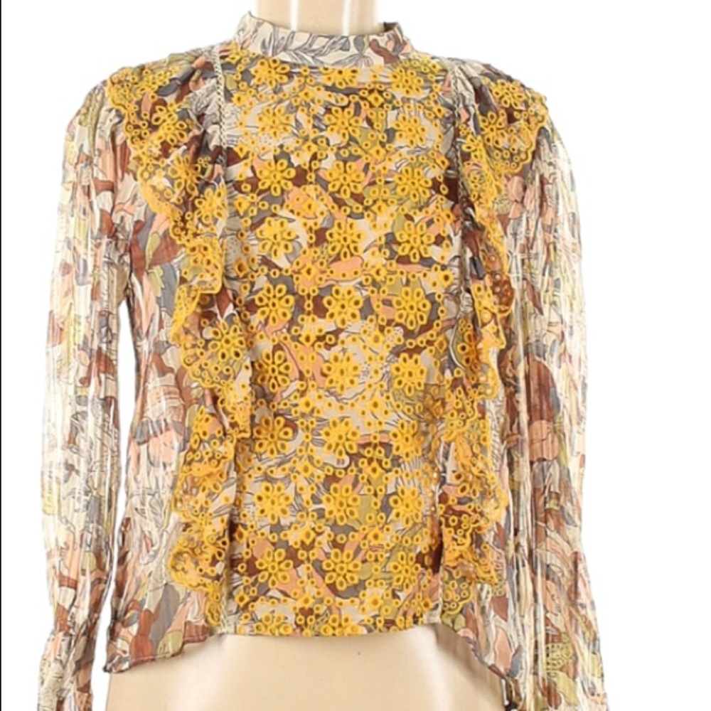 Zara Medium Ruffled Blouse